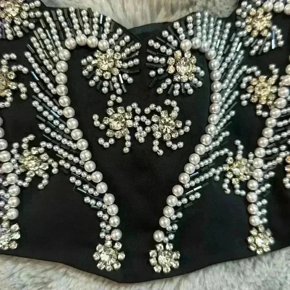 NWT Express Embroidered rhinestone bralette
